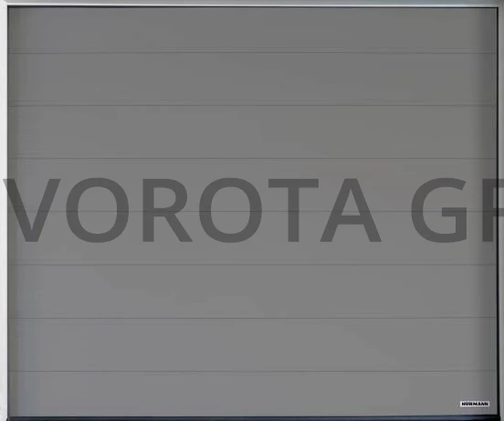 Гаражные ворота Hormann серого цвета 2500x2500